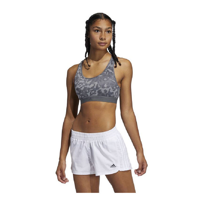 Sutien Sport Adidas Believe This Medium Support Gri închis