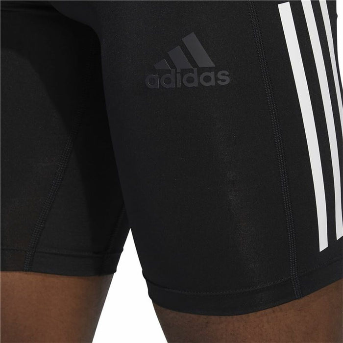 Colanți sport pentru bărbați Adidas  Techfit 3 Stripes Negru