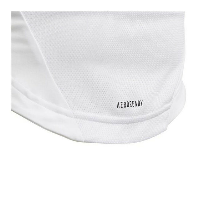 Tricou cu Mânecă Scurtă pentru Copii Adidas Aeroready Bold Alb