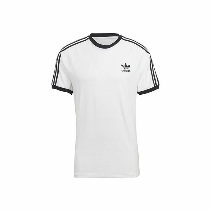 Tricou cu Mânecă Scurtă Bărbați Adidas 3 stripes Alb