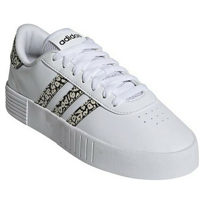 Pantofi sport pentru femei Adidas Court Bold Wonder Alb