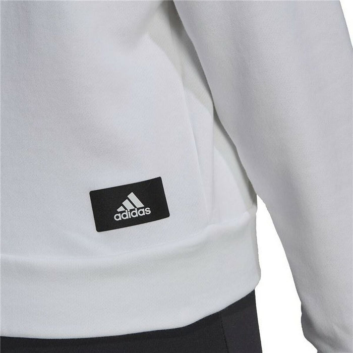 Hanorac cu Glugă Femei Adidas Sportswear Future Icons Alb