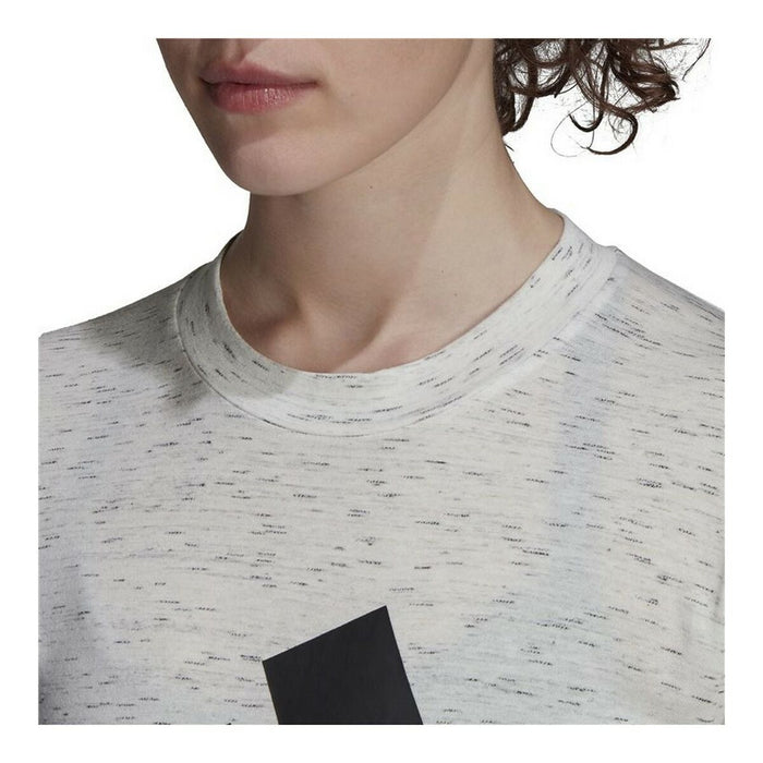 Tricou cu Mânecă Lungă de Damă Adidas Icons Winners 2.0 Alb