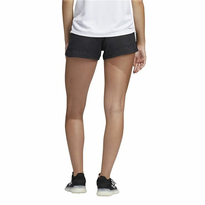 Pantaloni Scurți Sport pentru Damă Adidas Pacer 3 Stripes Negru