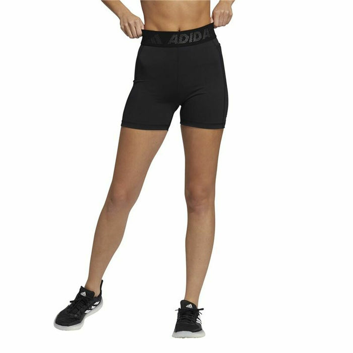 Colanți Sport de Damă Adidas Techfit Badge os Sport 3" Negru