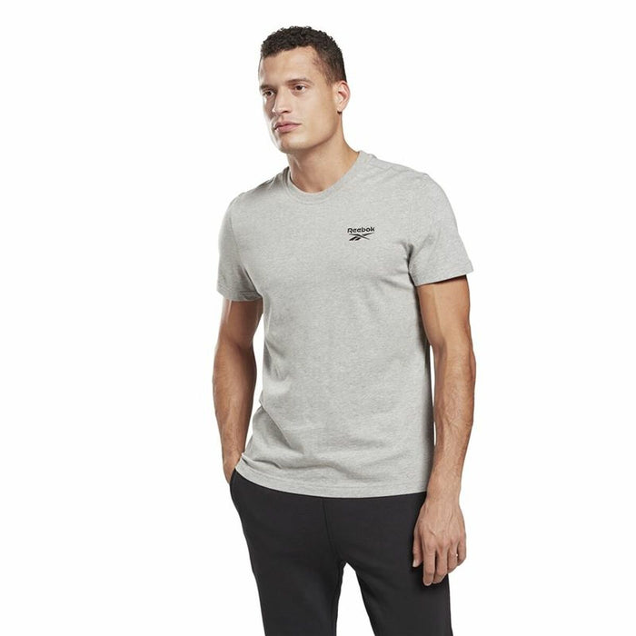 Tricou cu Mânecă Scurtă Bărbați Reebok Identity Gri