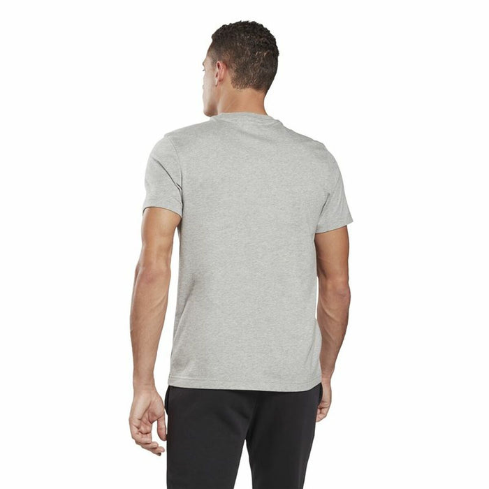 Tricou cu Mânecă Scurtă Bărbați Reebok Identity Gri