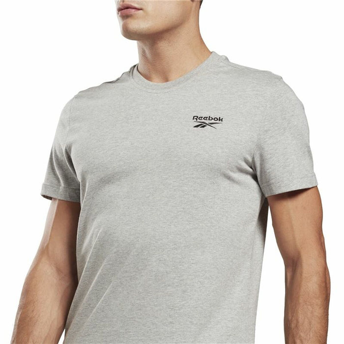 Tricou cu Mânecă Scurtă Bărbați Reebok Identity Gri