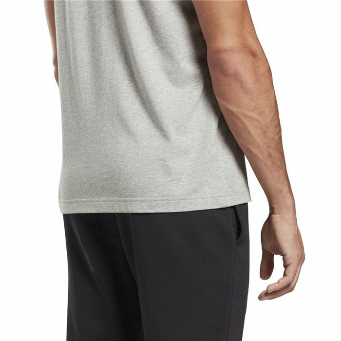 Tricou cu Mânecă Scurtă Bărbați Reebok Identity Gri