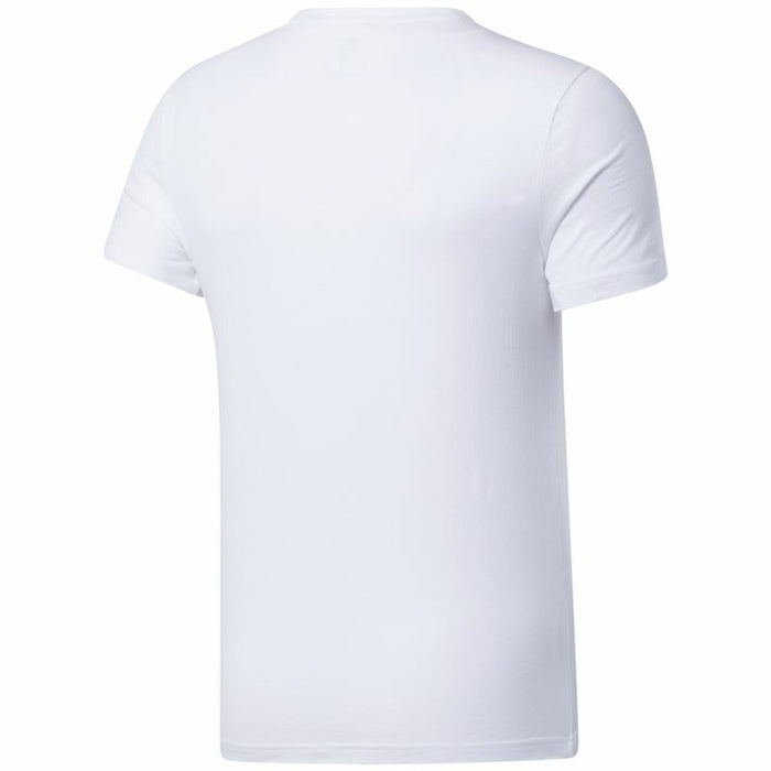 Tricou cu Mânecă Scurtă Bărbați Reebok Identity Alb