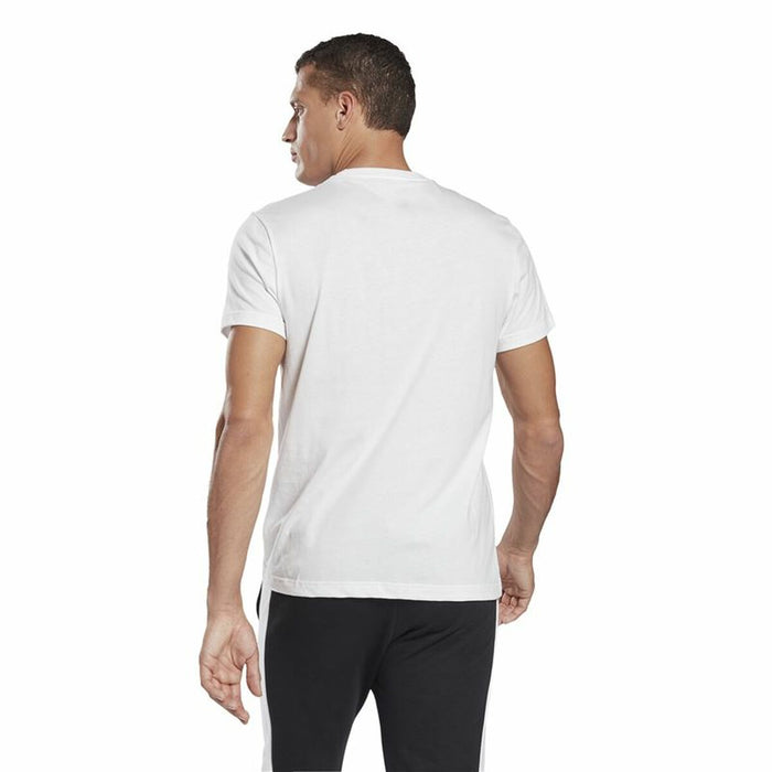 Tricou cu Mânecă Scurtă Bărbați Reebok Identity Alb