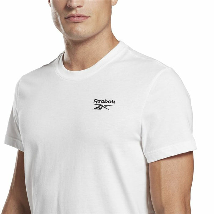 Tricou cu Mânecă Scurtă Bărbați Reebok Identity Alb