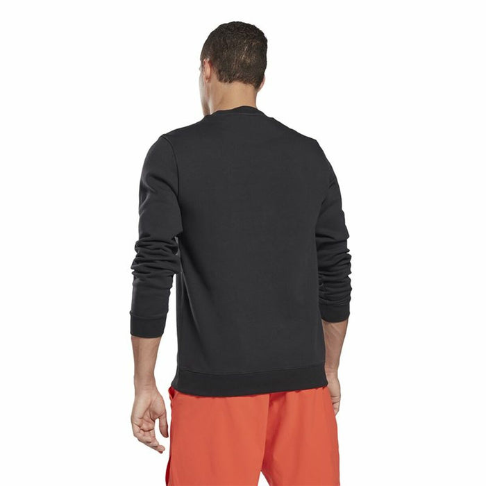 Hanorac fără Glugă Bărbați Reebok Identity Negru