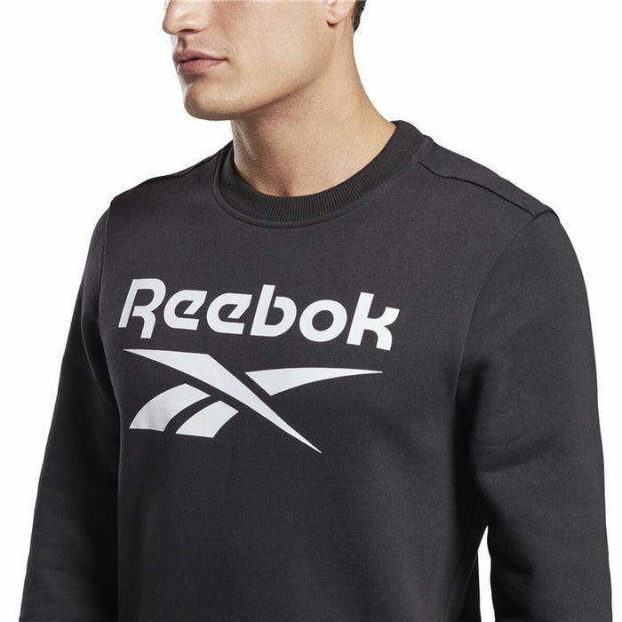 Hanorac fără Glugă Bărbați Reebok Identity Negru