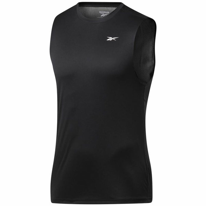 Tricou de Bărbați fără Mâneci Reebok Workout Ready Tech Negru