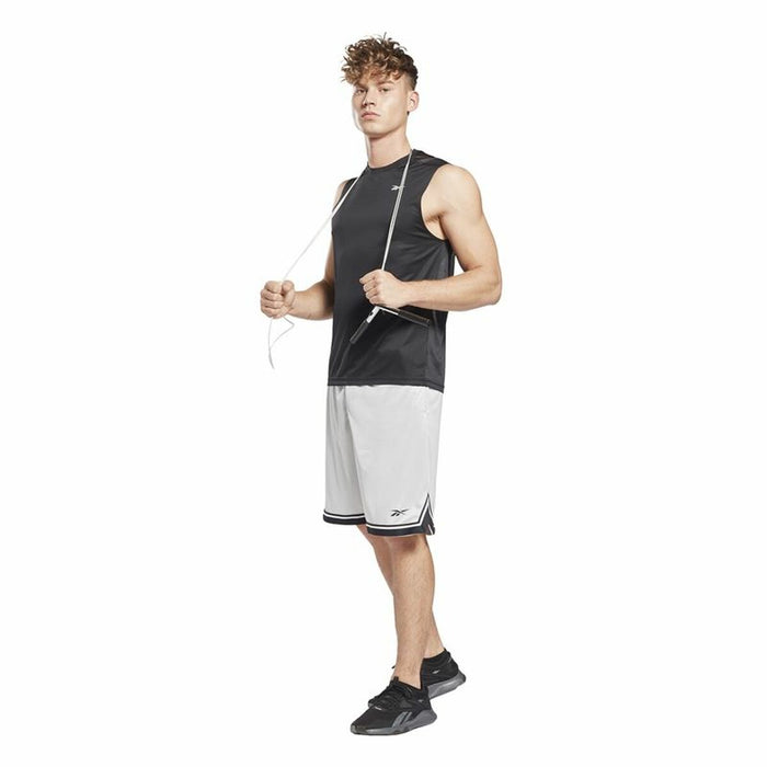 Tricou de Bărbați fără Mâneci Reebok Workout Ready Tech Negru