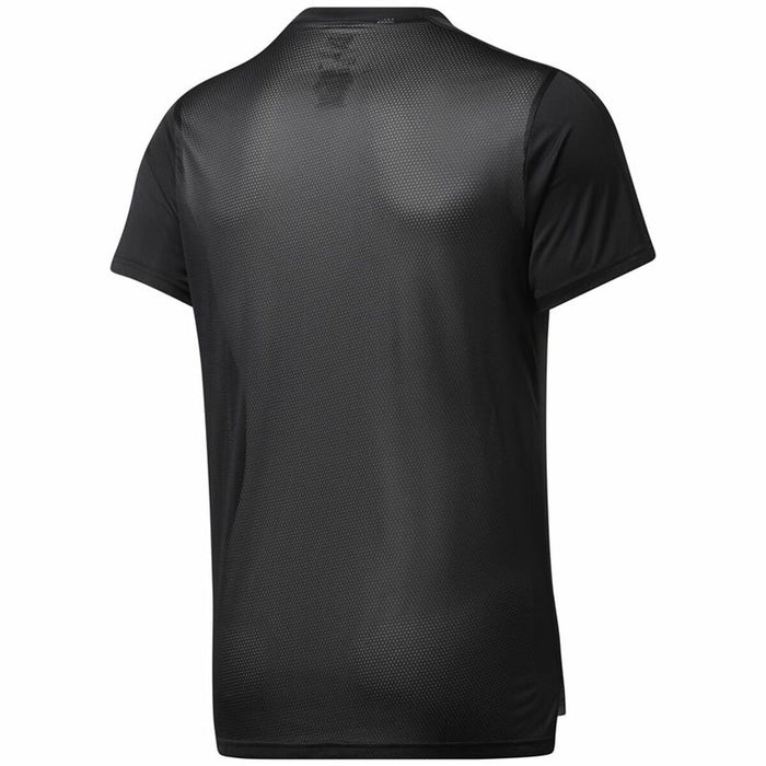 Tricou cu Mânecă Scurtă Bărbați Reebok Workout Ready Tech Negru