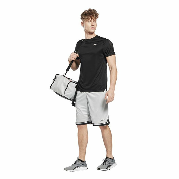 Tricou cu Mânecă Scurtă Bărbați Reebok Workout Ready Tech Negru