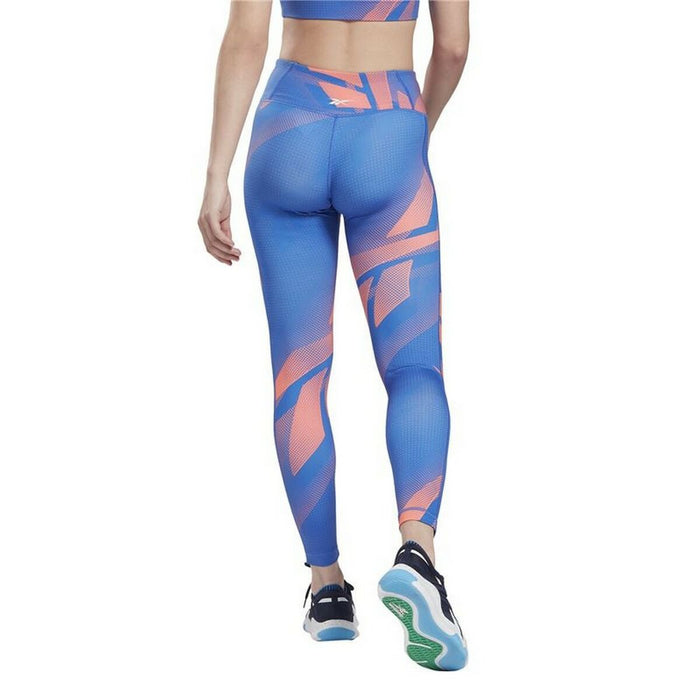 Colanți Sport de Damă Reebok MYT Printed Albastru