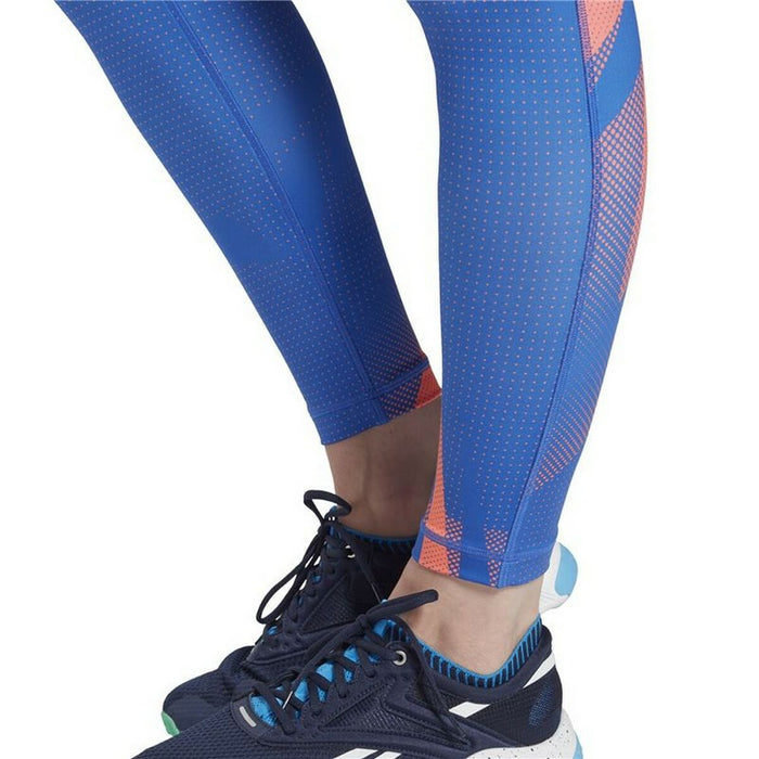 Colanți Sport de Damă Reebok MYT Printed Albastru