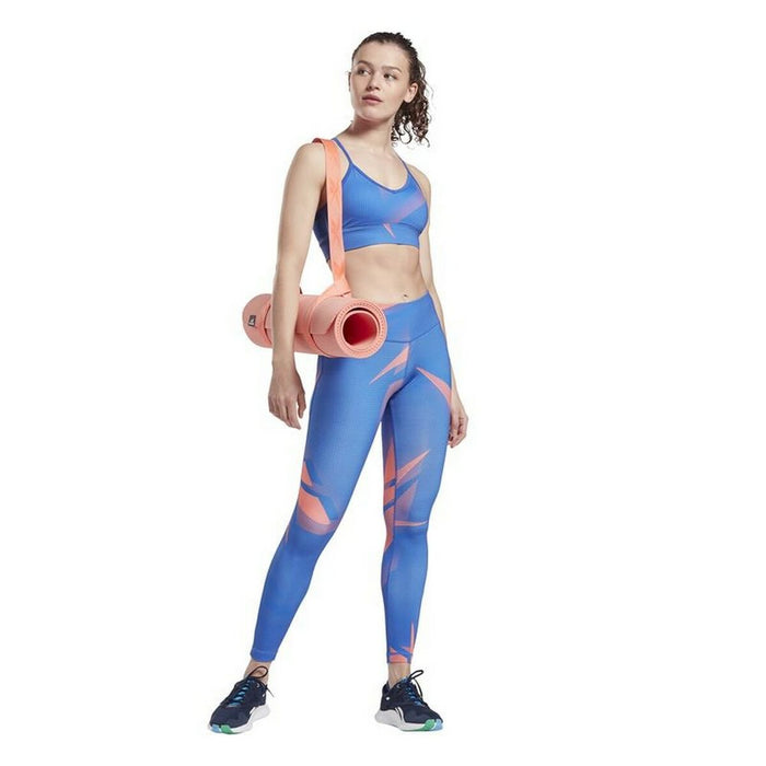 Colanți Sport de Damă Reebok MYT Printed Albastru