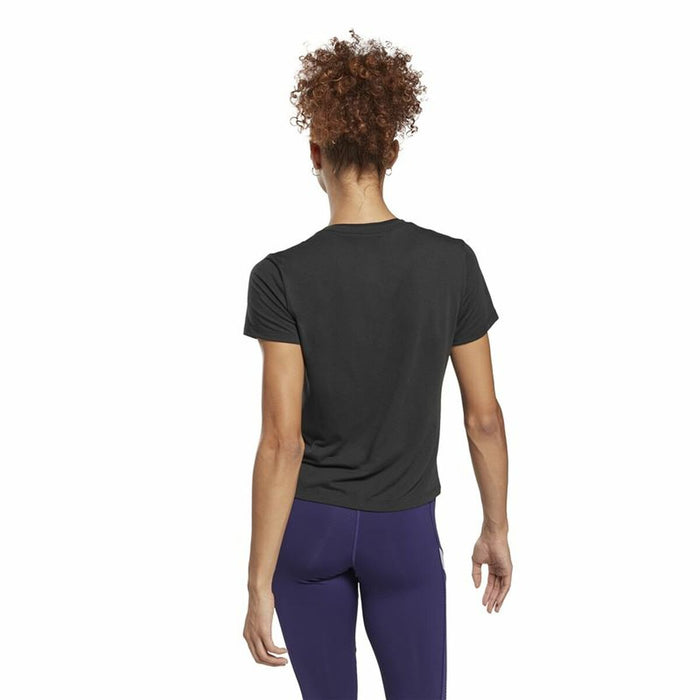 Tricou cu Mânecă Scurtă Femei Reebok Workout Ready Supremium Negru