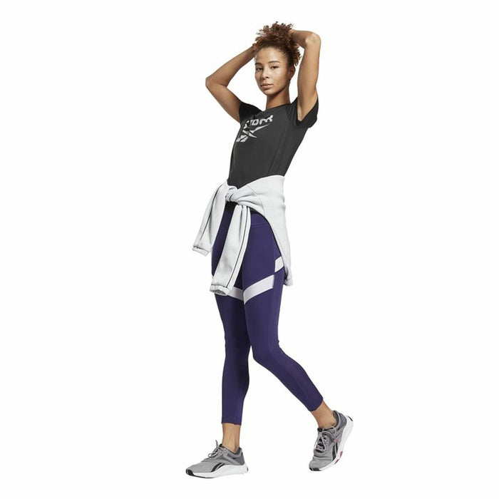 Tricou cu Mânecă Scurtă Femei Reebok Workout Ready Supremium Negru