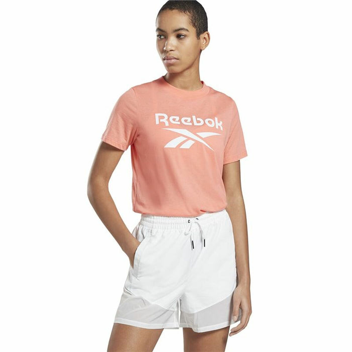 Tricou cu Mânecă Scurtă Femei Reebok Identity Logo Roz