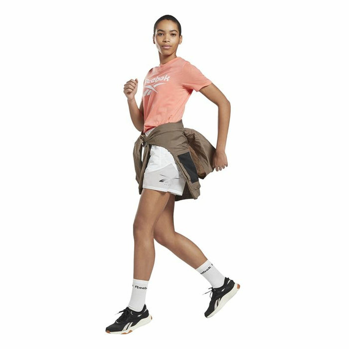 Tricou cu Mânecă Scurtă Femei Reebok Identity Logo Roz