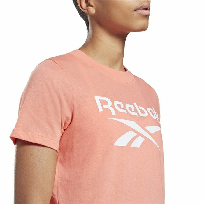 Tricou cu Mânecă Scurtă Femei Reebok Identity Logo Roz