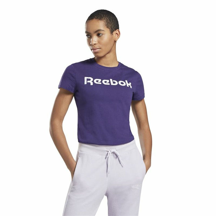 Tricou cu Mânecă Scurtă Femei Essentials Graphic Reebok Mov