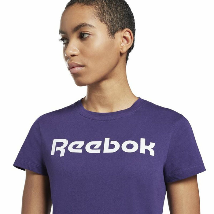 Tricou cu Mânecă Scurtă Femei Essentials Graphic Reebok Mov