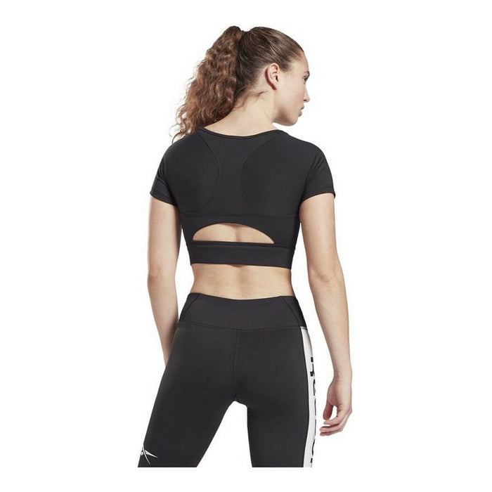 Tricou cu Mânecă Scurtă Femei Reebok Training MYT Negru