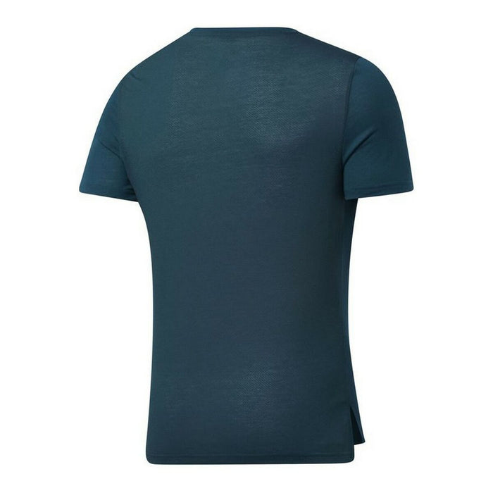 Tricou cu Mânecă Scurtă Bărbați Reebok Workout Ready Supremium Cyan