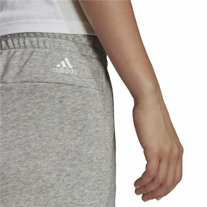 Pantaloni Scurți Sport pentru Damă Adidas Essentials Slim Logo Gri