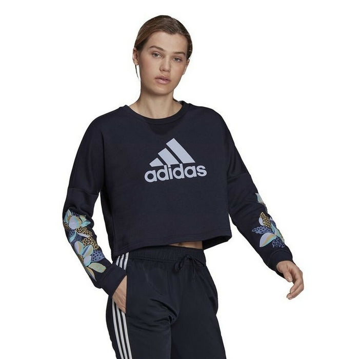Hanorac fără Glugă Femei Adidas Farm Rio Print