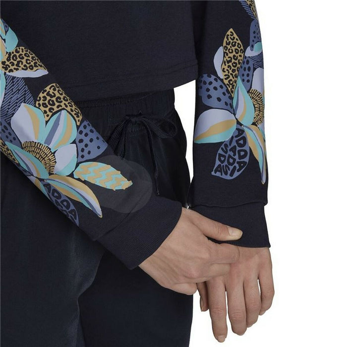 Hanorac fără Glugă Femei Adidas Farm Rio Print