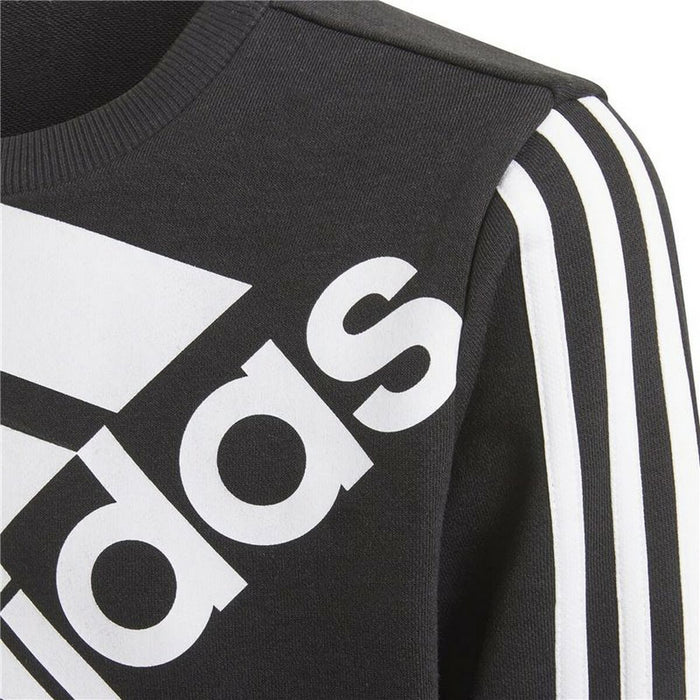 Hanorac pentru Copii Adidas Essentials Logo K Negru