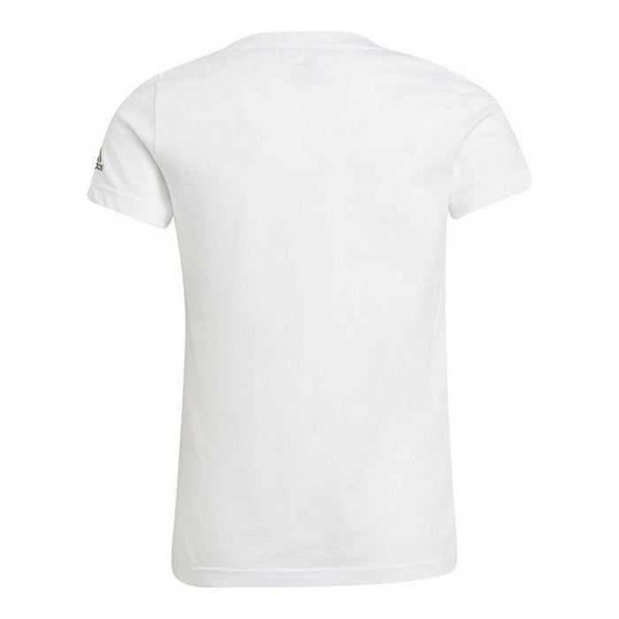 Tricou cu Mânecă Scurtă pentru Copii Adidas Graphic Alb