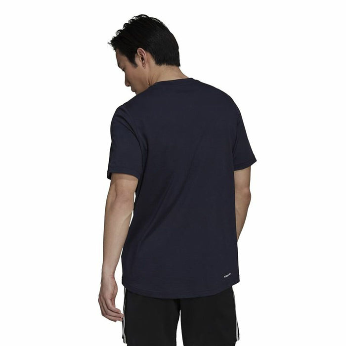 Tricou cu Mânecă Scurtă Bărbați Adidas Aewroready D2M Feelready Negru