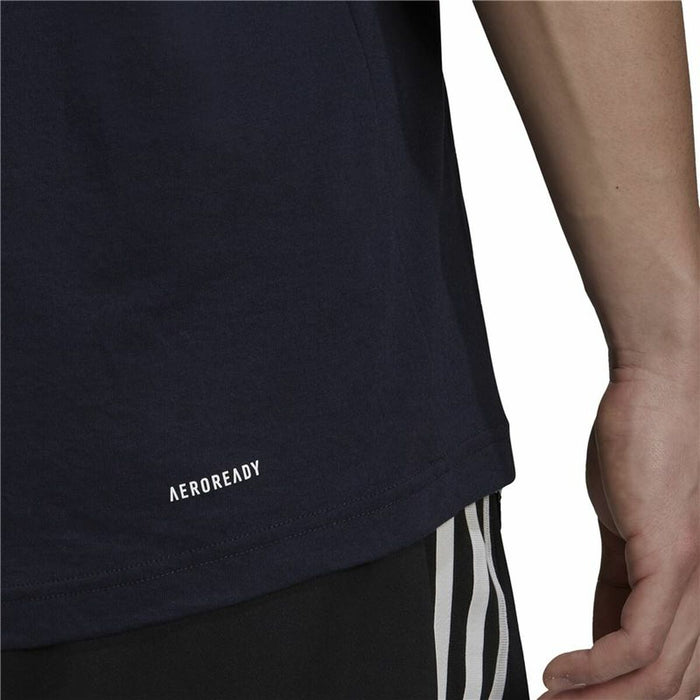 Tricou cu Mânecă Scurtă Bărbați Adidas Aewroready D2M Feelready Negru
