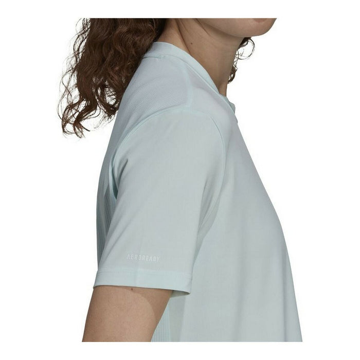 Tricou Sport cu Mânecă Scurtă Adidas Aeroready You for You Cyan Deschis