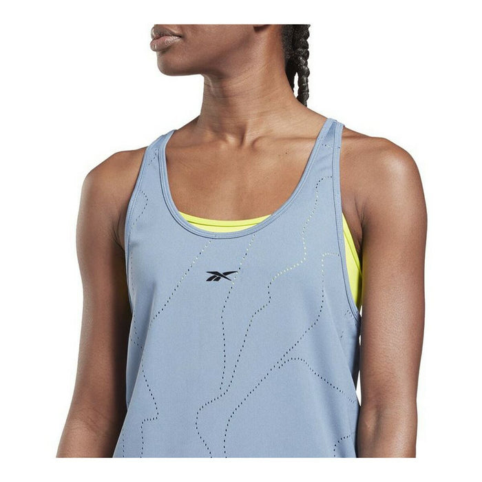 Tricou cu Bretele Damă Reebok United By Fitness Perforated Indigo