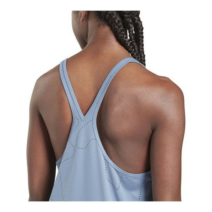 Tricou cu Bretele Damă Reebok United By Fitness Perforated Indigo