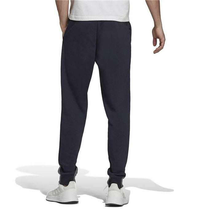 Pantaloni lungi de sport Adidas Fit Tapered Cuff Albastru închis Bărbați