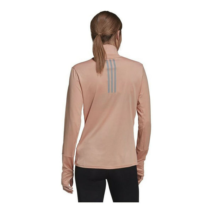 Tricou cu Mânecă Lungă Femei Adidas Own The Run Roz