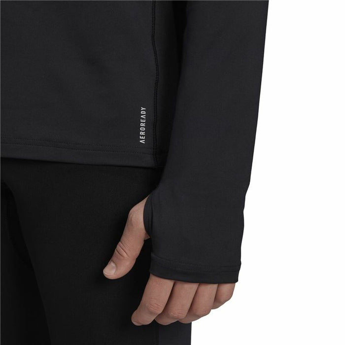Tricou cu Mânecă Lungă Bărbați Adidas Own The Run Negru