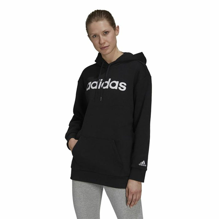 Hanorac cu Glugă Femei Adidas  Essentials Oversize  Negru