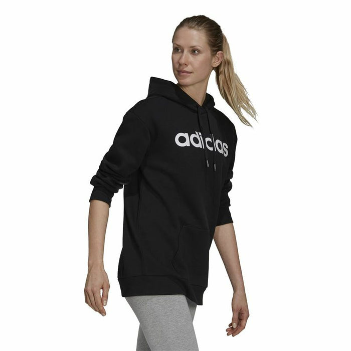 Hanorac cu Glugă Femei Adidas  Essentials Oversize  Negru