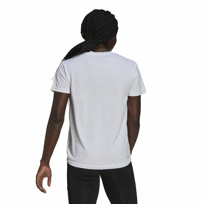 Tricou cu Mânecă Scurtă Femei Adidas  Aeroready D2M Sport  Alb